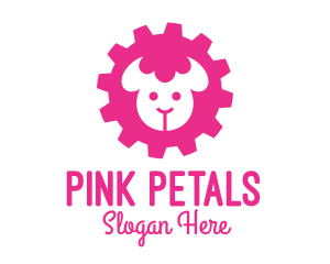 Industrial Pink Sheep  logo design