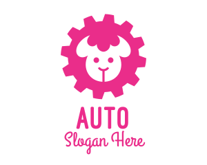 Engineering - Industrial Pink Sheep logo design