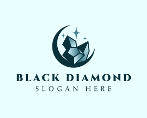 Diamond Lunar Moon logo design