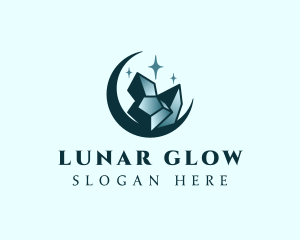 Diamond Lunar Moon logo design