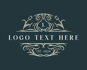 Elegant Floral Boutique Logo