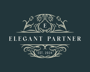 Elegant Floral Boutique logo design