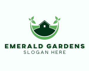 Lawn Garden Landscaping logo design