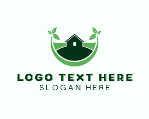 Lawn Garden Landscaping Logo