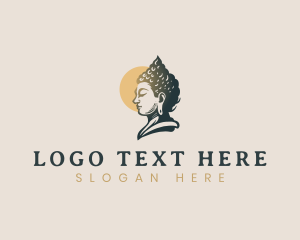 Enlightenment - Yoga Sacred Buddhist logo design