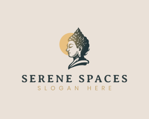 Serene - Yoga Sacred Buddhist logo design