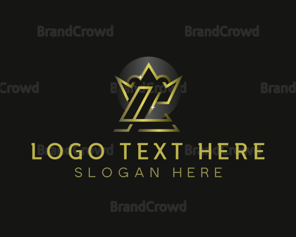 Luxury Crown Royalty Letter L Logo