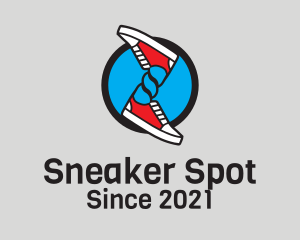 Sneakers Dancing Shoes logo design