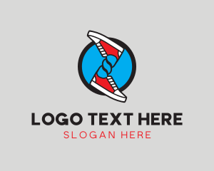 Dancing - Sneakers Dancing Shoes logo design
