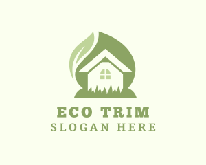 Home Leaf Eco Backyard logo design