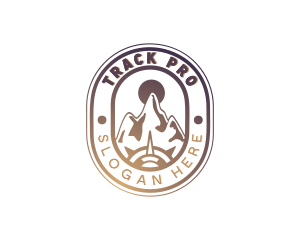 Tracker - Mountain Compass Navigation logo design