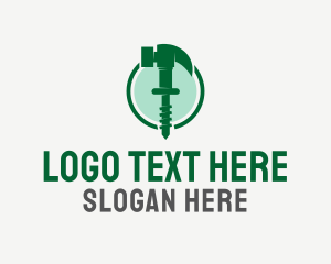 Supply - Hammer Screw Repair logo design