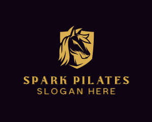 Stallion Horse Stable Logo