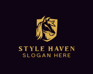 Stallion Horse Stable Logo