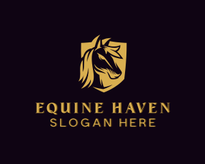 Stable - Stallion Horse Stable logo design