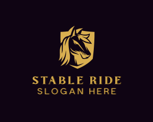 Stallion Horse Stable logo design