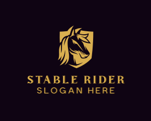 Stallion Horse Stable logo design