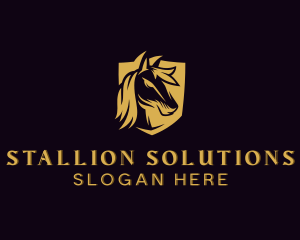 Stallion - Stallion Horse Stable logo design