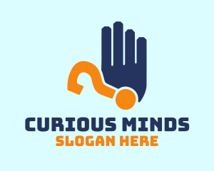 Inquiry - Hand Question Inquiry logo design