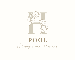 Feminine Spa Letter H Logo