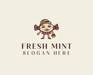 Mint - Fancy Candy Lady logo design