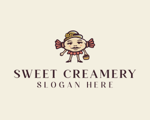 Fancy Candy Lady logo design