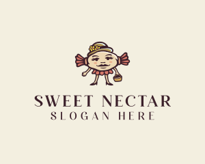 Fancy Candy Lady logo design