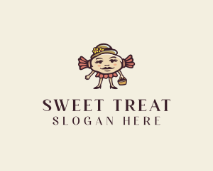 Fancy Candy Lady logo design