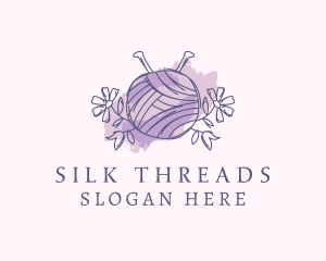 Weaving - Knitting Yarn Craft logo design