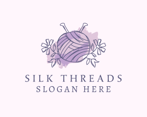 Knitting Yarn Craft logo design