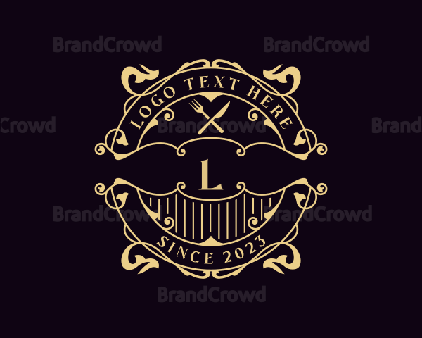 Luxury Diner Restaurant Logo