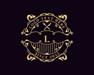 Luxury Diner Restaurant logo design