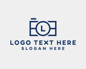 Lense - Camera Photography Studio logo design