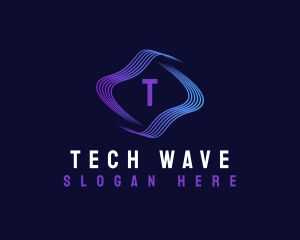 Cyber Wave Tech logo design