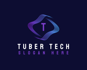 Cyber Wave Tech logo design