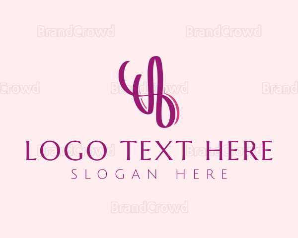 Purple Cursive Letter Y Logo