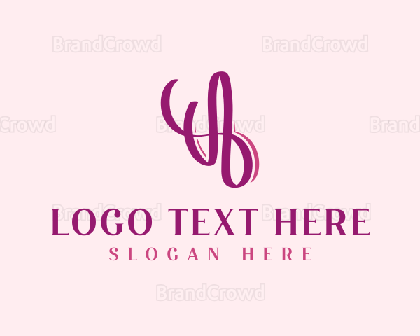 Cosmetics Cursive Letter Y Logo