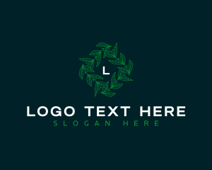 Gardening - Organic Vine Leaves logo design