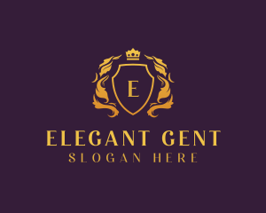 Elegant Royal Shield logo design