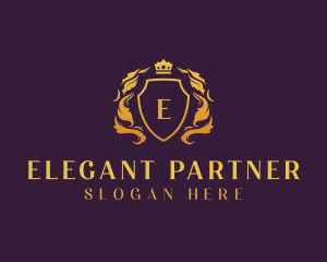 Elegant Royal Shield logo design