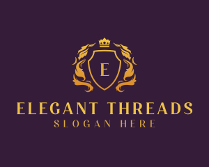 Elegant Royal Shield logo design