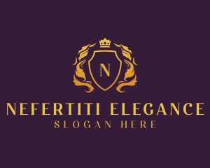 Elegant Royal Shield logo design