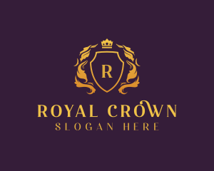 Elegant Royal Shield logo design