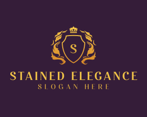 Elegant Royal Shield logo design