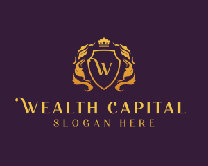 Elegant Royal Shield logo design