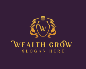 Elegant Royal Shield logo design