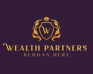 Elegant Royal Shield logo design