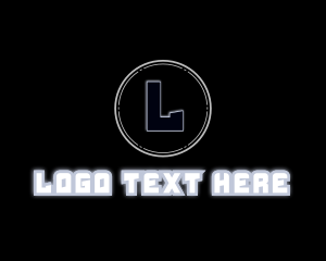 Glowing - Glowing Futuristic Gaming Tech logo design