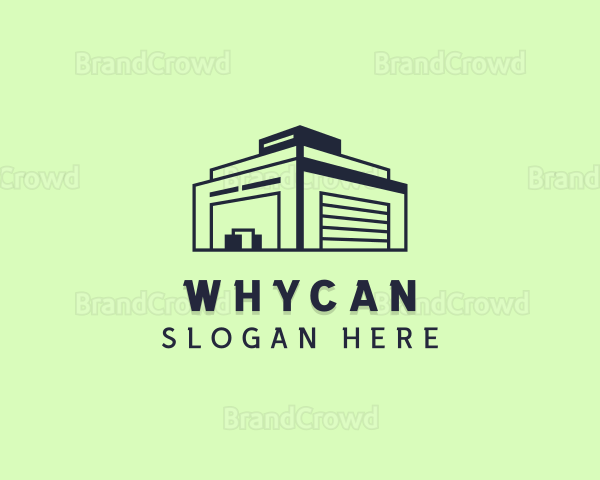 Stockroom Warehouse Factory Logo