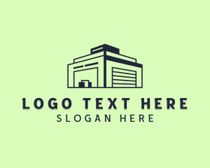 Storage - Stockroom Warehouse Factory logo design